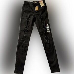 Levi's Women's 720 High Rise Super Skinny Jeans Size W26 L30 2 SHORT